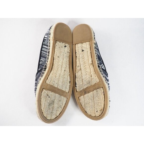 Sam Edelman Lynn 1 Black & White Geometric Espadrilles Flats, Size 6.5 (US) - Picture 9 of 10